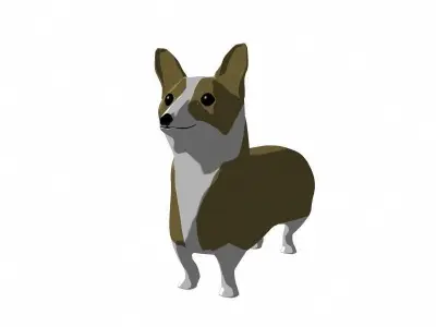 Welsh Corgi 3D model