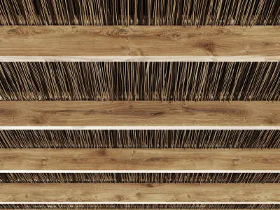 Ceiling canopy thin branch 3D model