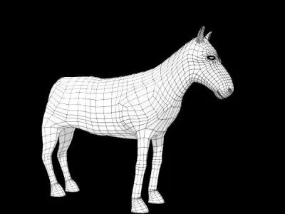 Zebra 3D model
