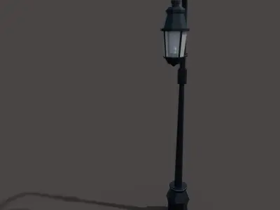 Light Pole Free low-poly 3D model