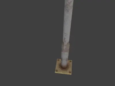 LAMP - street lighting low poly object Free low-poly 3D model