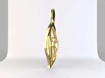 fre pendant 3D print model