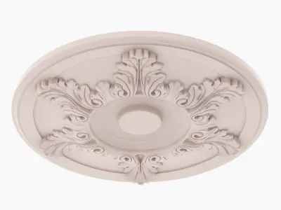 Classic Ceiling Medallion 42 3D model