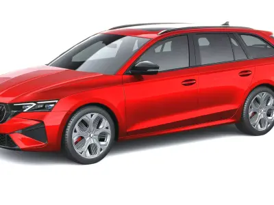 Skoda Octavia Combi RS Interior 2025 3D model