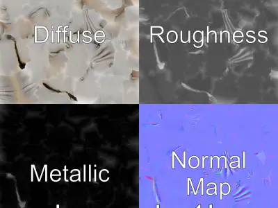 Dugong 3D Model with Marine Creature Features Low-poly 3D model