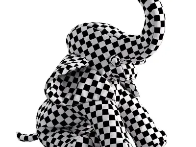 elephant toy 1 3D model