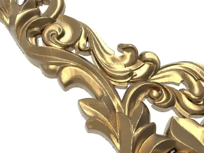  decorative pattern ready for 3D printing 3D model 158