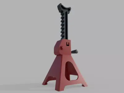 Jack Stand M1 Low-poly 3D model