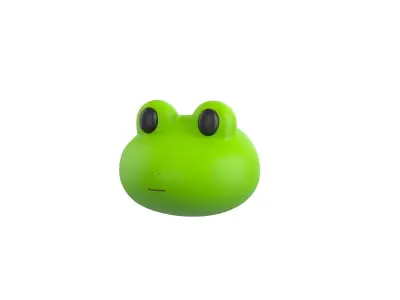 Prop186 Frog Head 3D model