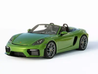 Porsche 718 Boxster Spyder 2020 3D model