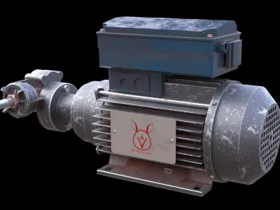 Water Pump PBR Material 3D model