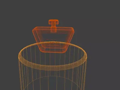 Luxury 3D Perfume Bottle Realistic Glass Product Visualization 3D model