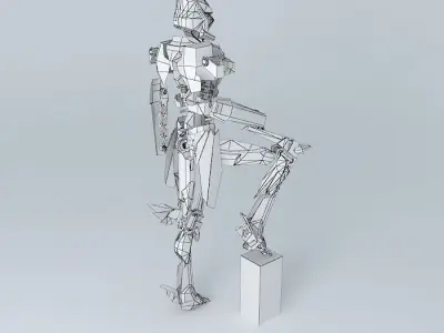 Robot humanoid Free 3D model buy