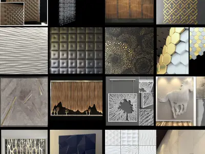 Wall Decoration Collection  Vol 02    28 Items 3D model
