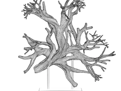 Tree Root Decoration 3D model