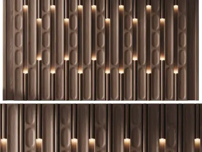 Decorative V57 Wall Panels 3D model