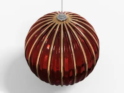 Ornaments Christmas Light Low-poly 3D model