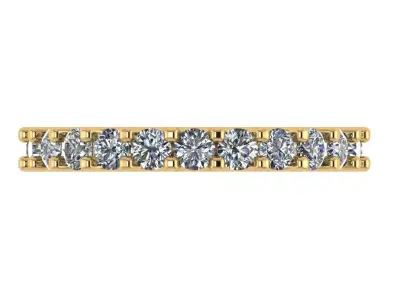 U setting full eternity band  3D print model