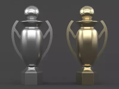 Trophy Cup 3D model 17