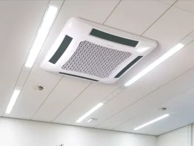 CEILING FAN-COIL  High Detailed 3D Model 3D model