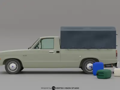 Mazda B2000 Sundowner 3D model