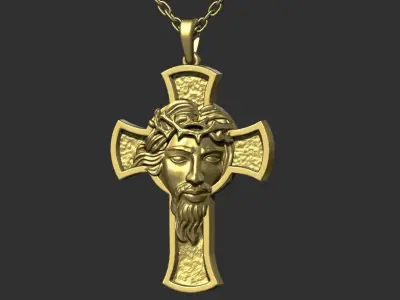 Jusus Pandent 3D print model