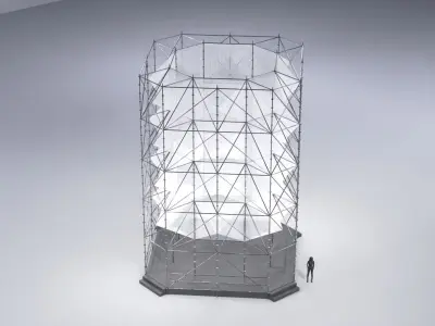 Layher Structure Pavilion 6 3D model