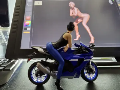motorcycle gir1 3D print model