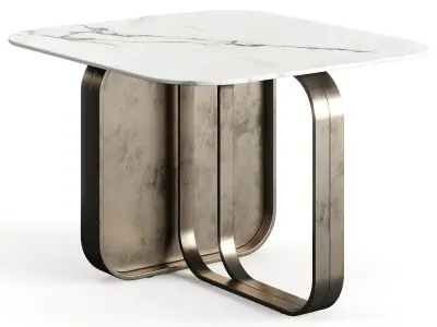 Taylor Llorente Luxury Marble Side Table 3D model