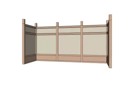 MODULAR - JAPANSE HALL - 03 Free 3D model