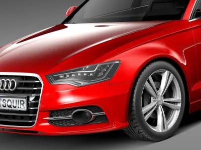 Audi S6 Avant 2013 3D model