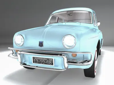 GORDINI III-1966 Primavera Blue 3D model