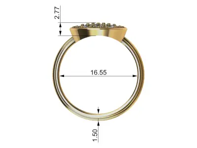 simple-ring o 3D print model