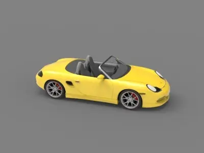 2003 Porsche Boxster 3D model