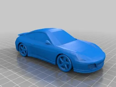 Porsche 911 car for WeLoveCars collection by whatakuai Free 3D print model