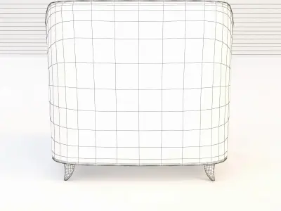 Baker Hermano Chair 3D model