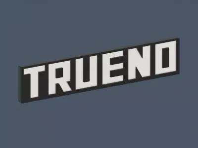 Toyota Trueno Badge 3D print model