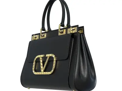 Valentino Garavani Rockstud Alcove Bag Low-poly 3D model