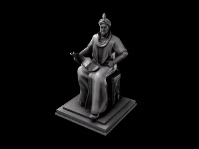 Mirzo Ulugbek 3D model 3D print model