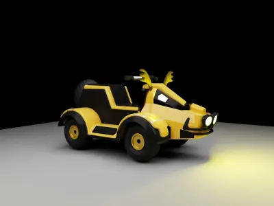 Kart 3D model 3D model