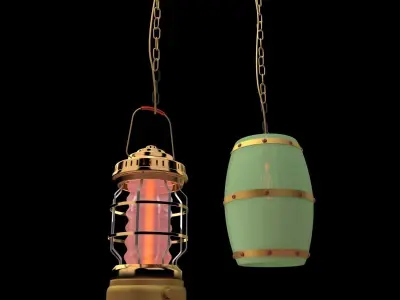 Chinese lantern 3D model