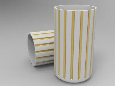 Lyngby Vase Low-poly 3D model