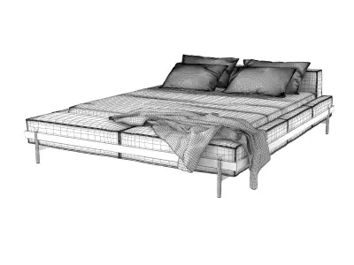 DS 1121 180 Bed 3D model