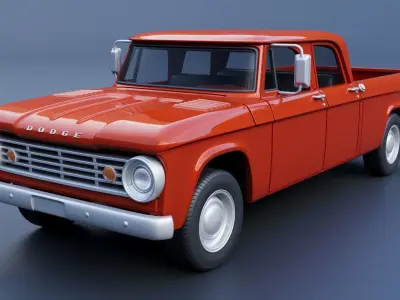 Dodge D200 1967 3D print model