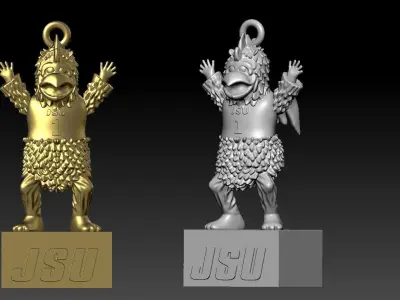 NCAA - Hanging Figurine Jacksonville State University 3D print model