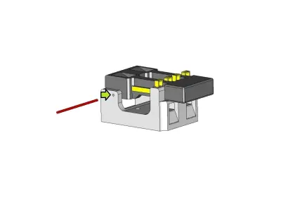 SPDT Lever Switch  3D print model