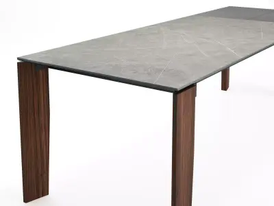 Truly Dining Table 3D model