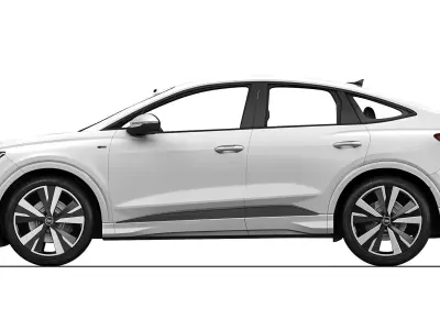 Audi Q4 Sportback e-tron 2022 3D model