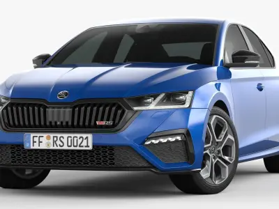 Skoda Octavia RS 2020 3D model