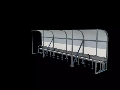 Soccer Bench  3D model